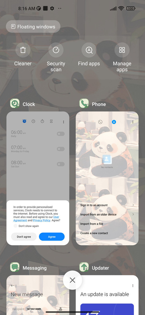 Panda+Working screenshot