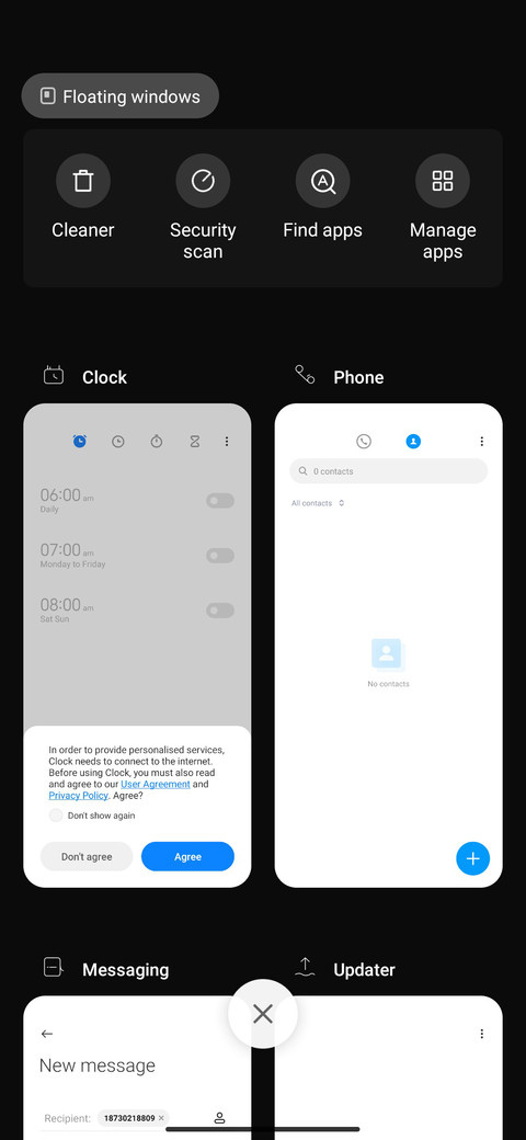 black screenshot
