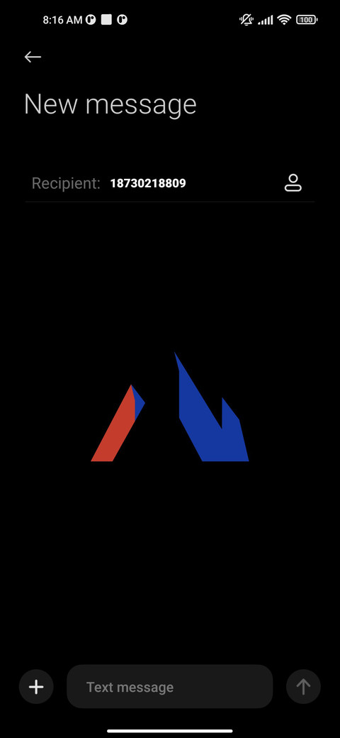 Minimalist black screenshot
