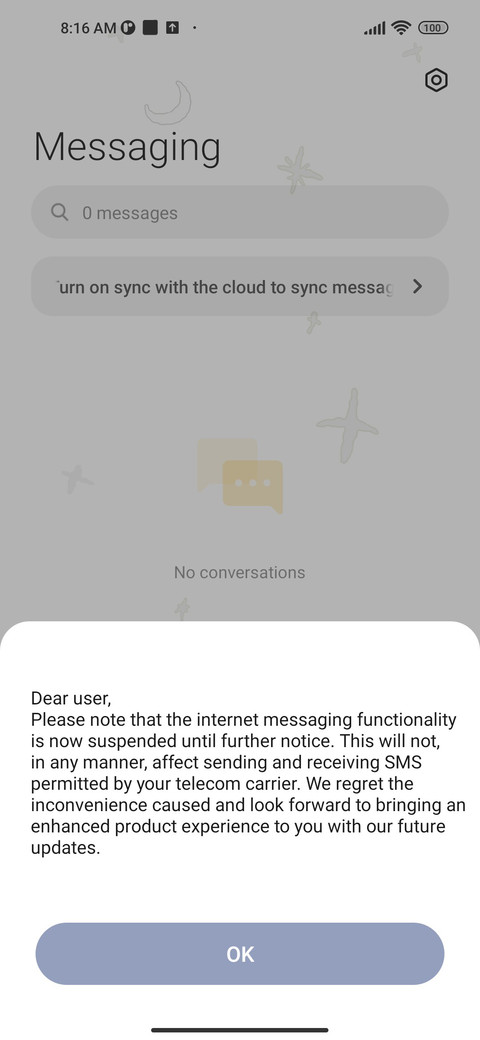 It's snowing today screenshot