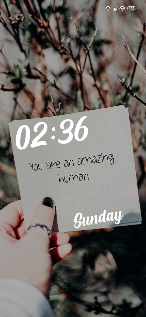 Inspirational screenshot