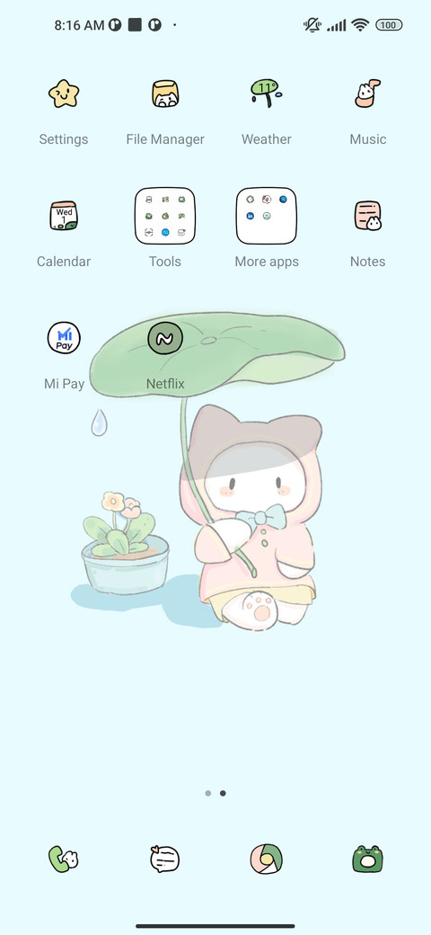 Pond side screenshot