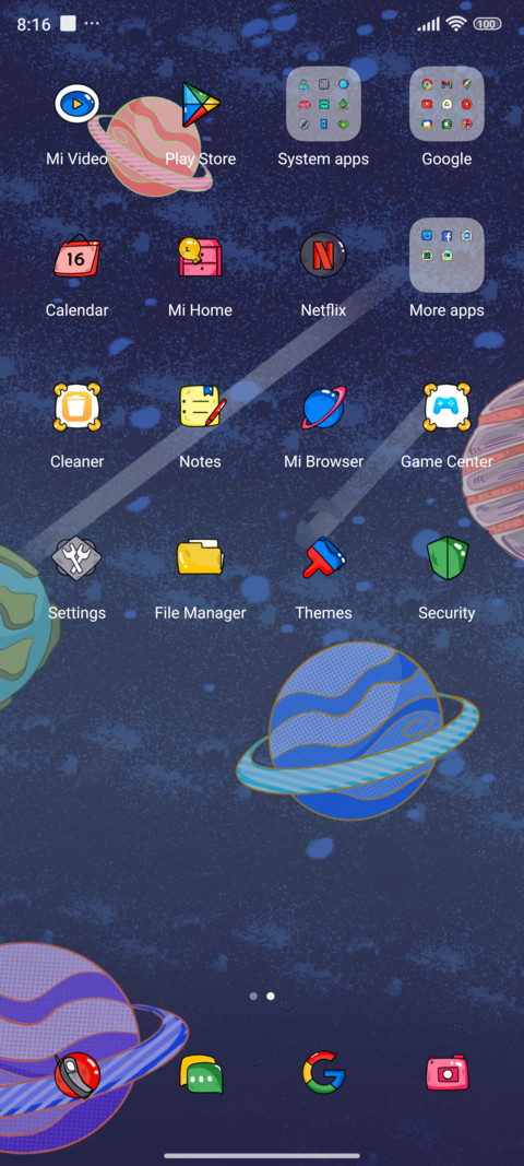 Cosmic journey screenshot