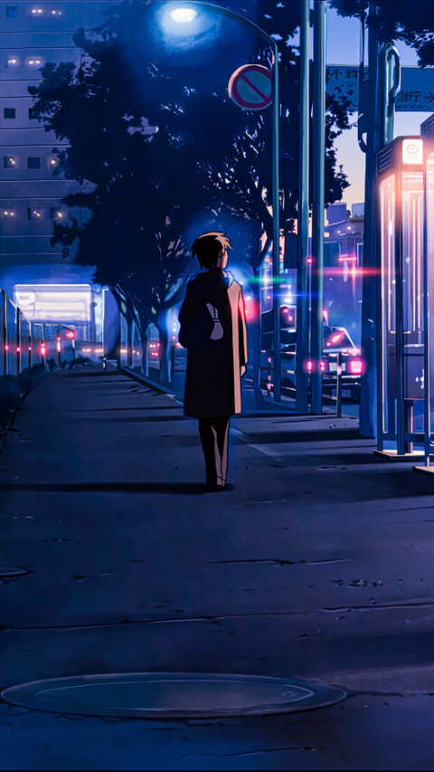 A Boy Walking Alone on The Street screenshot