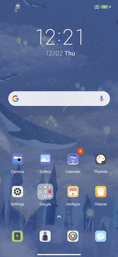 Dream whale screenshot