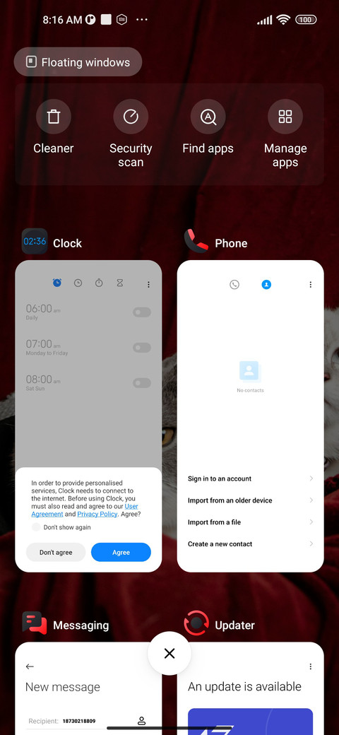 Default screenshot