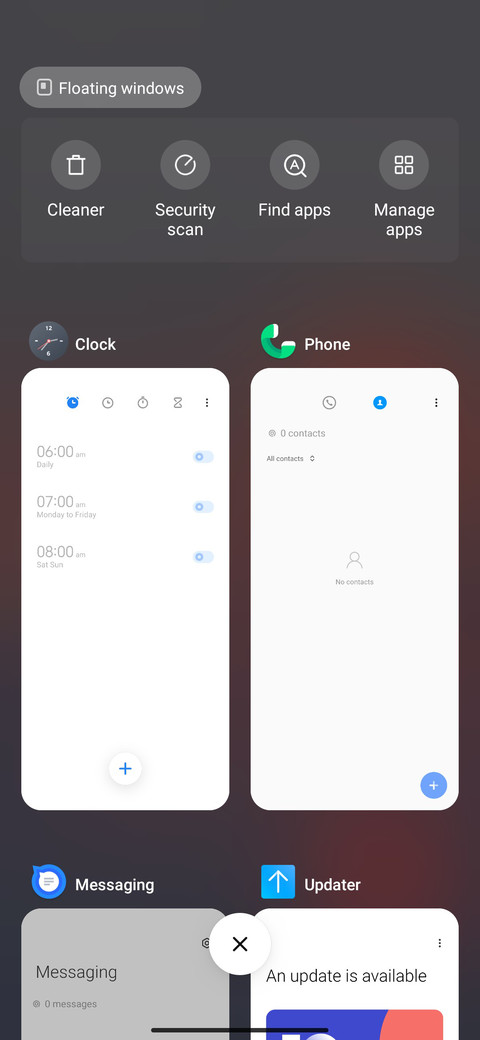 Minimal screenshot