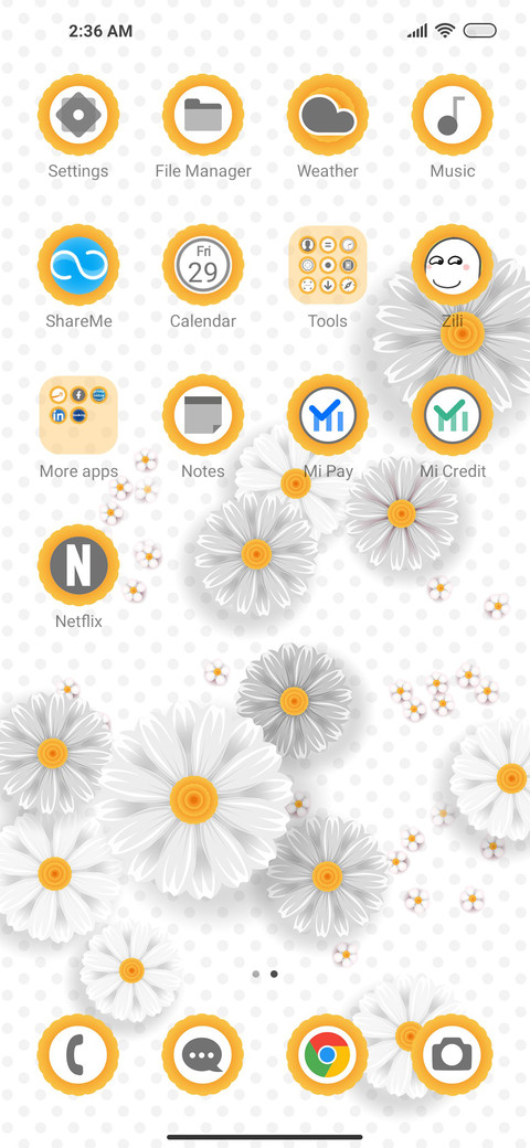 White Flowers Gift screenshot