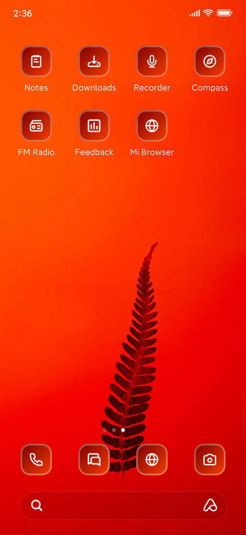 Leaf screenshot