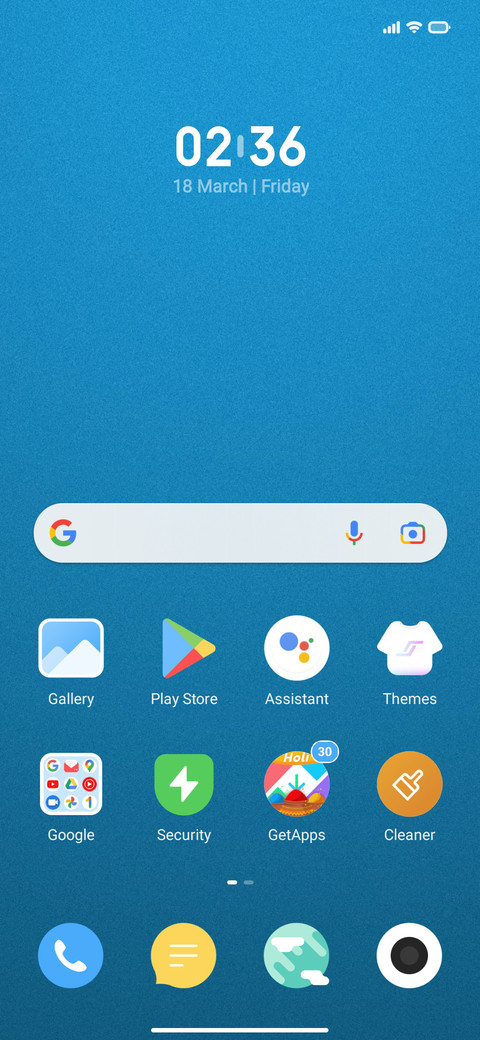 Minimise screenshot