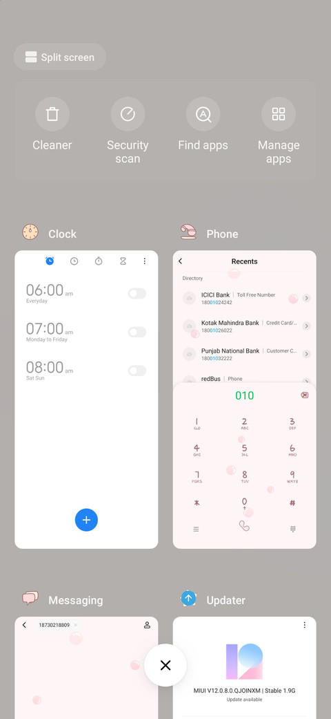 pink bubble screenshot