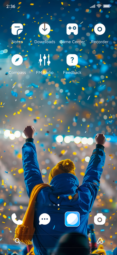 celebrate screenshot