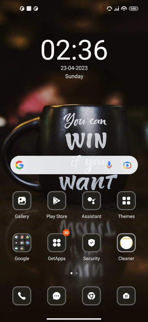 Motivation screenshot