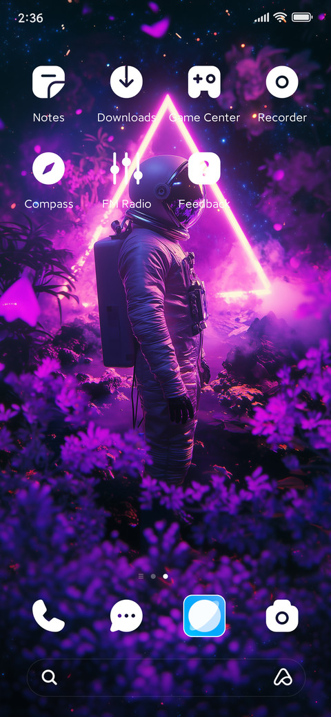 Mysterious space screenshot