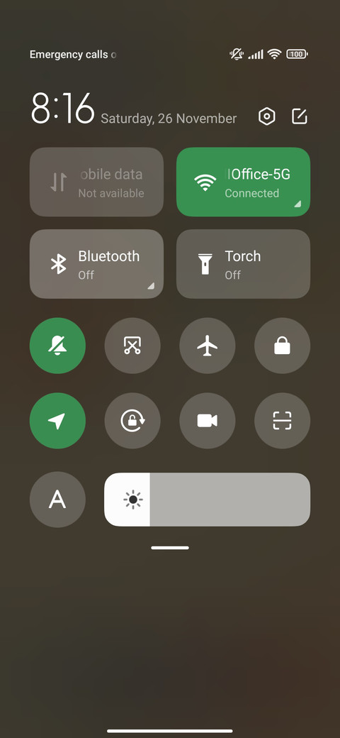 Vintage colors screenshot