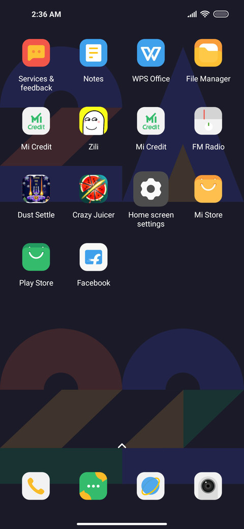Geometric color screenshot