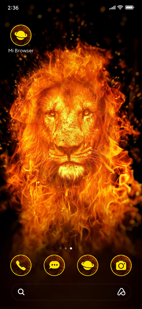 fire lion screenshot