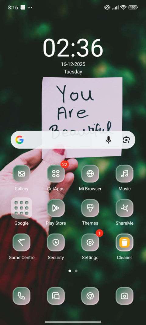 Sticky Note screenshot