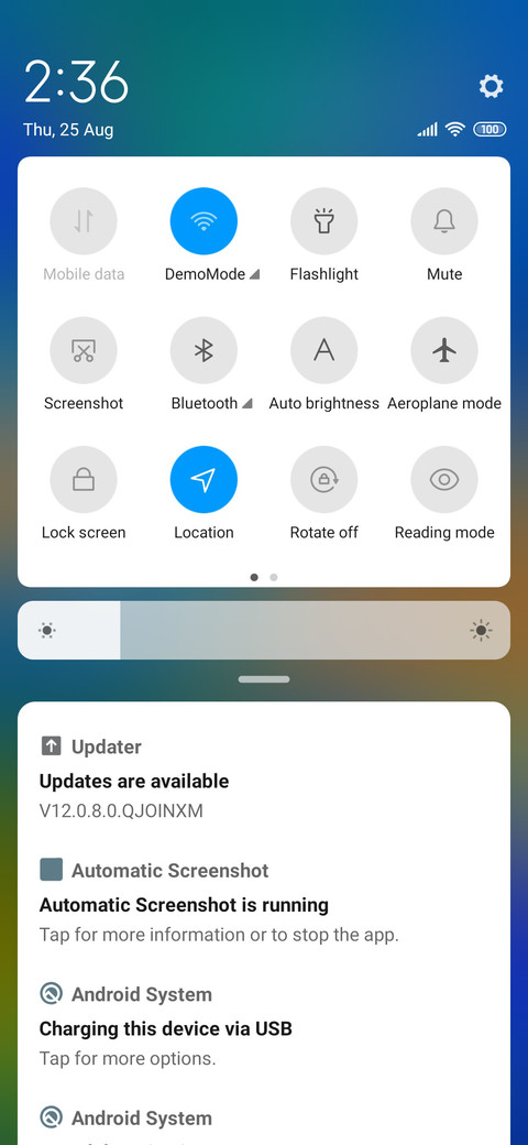 OS Still Blue screenshot