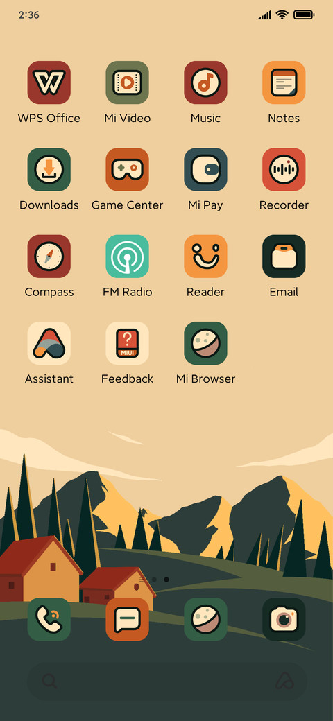 Fields in autumn screenshot
