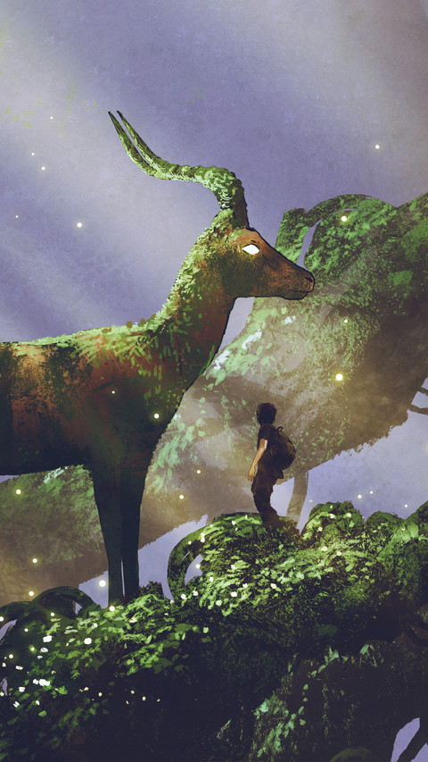 Illustration of a deer screenshot