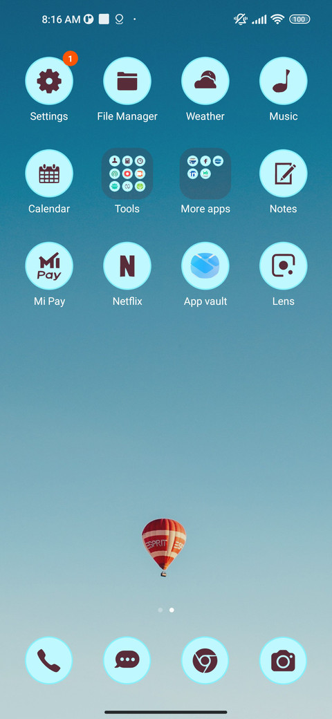 minimal balloon screenshot