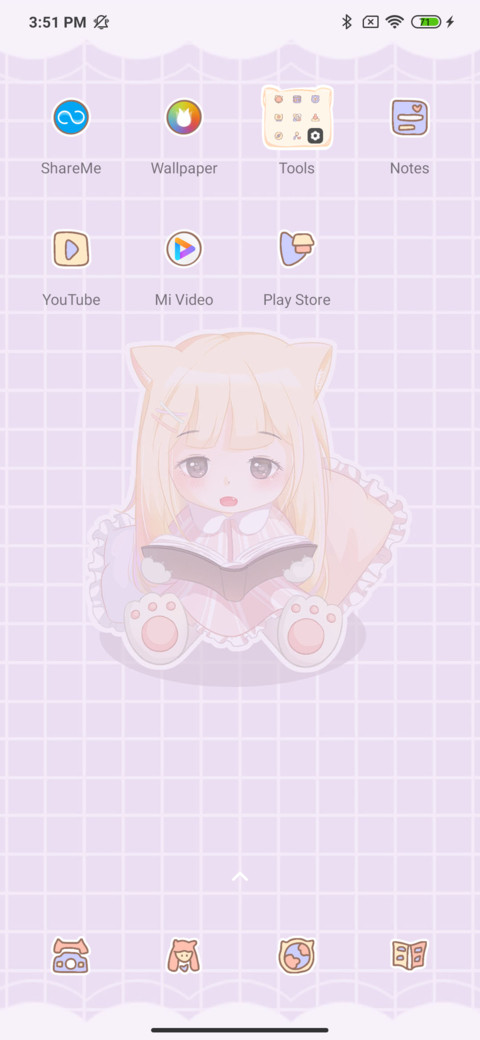 Book cat girl screenshot