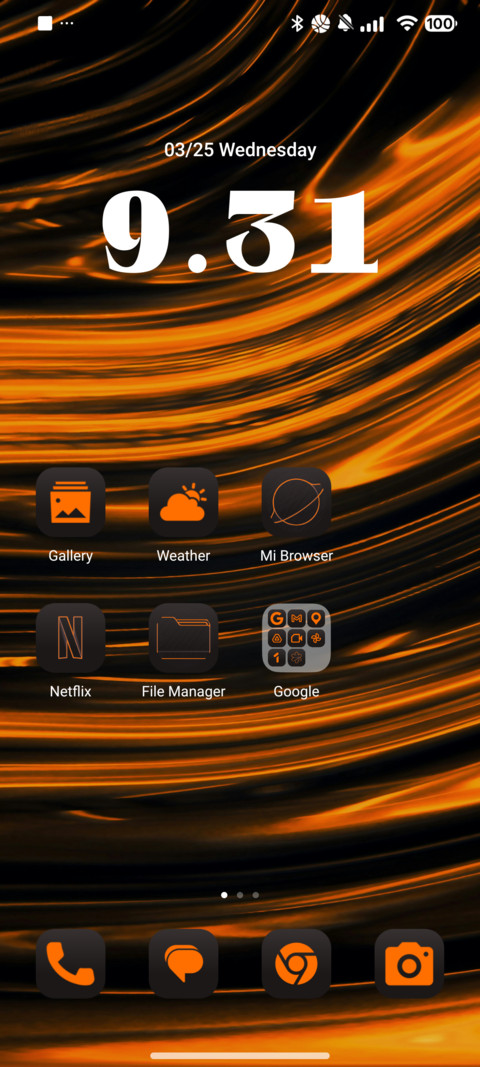 Orange Fluid screenshot