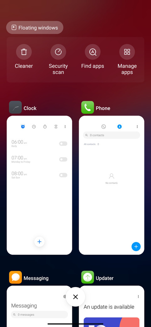 Redmi UI screenshot