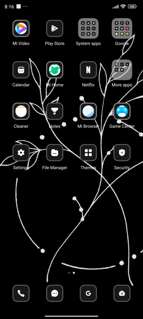 Minimal screenshot