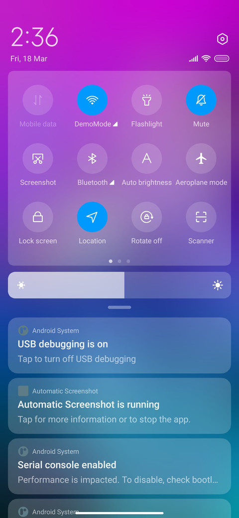 iOS Amoled screenshot