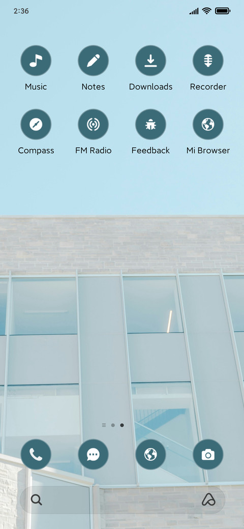White Grid screenshot