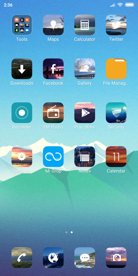 Landscape screenshot