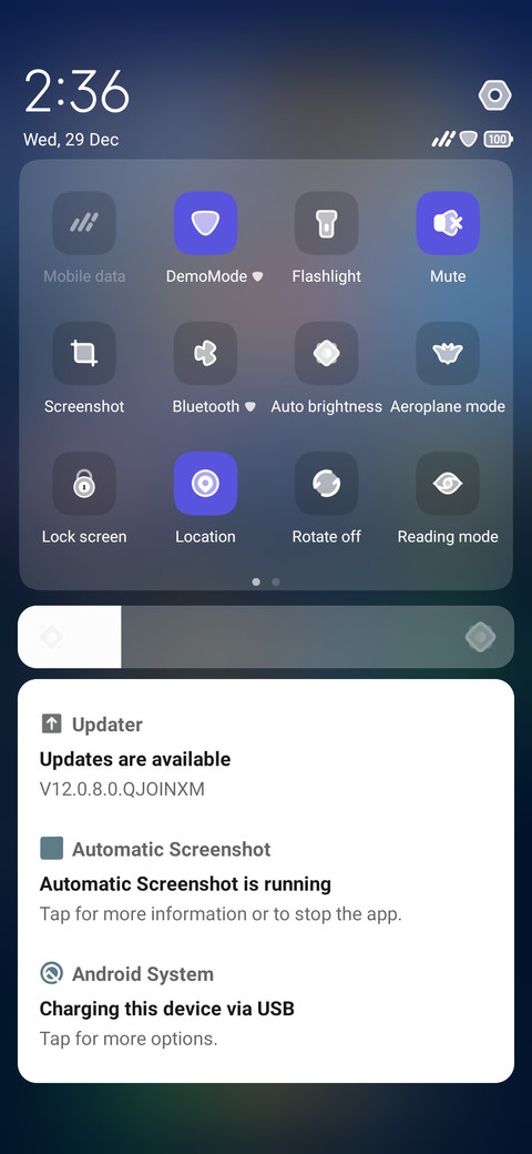 Animation UI screenshot