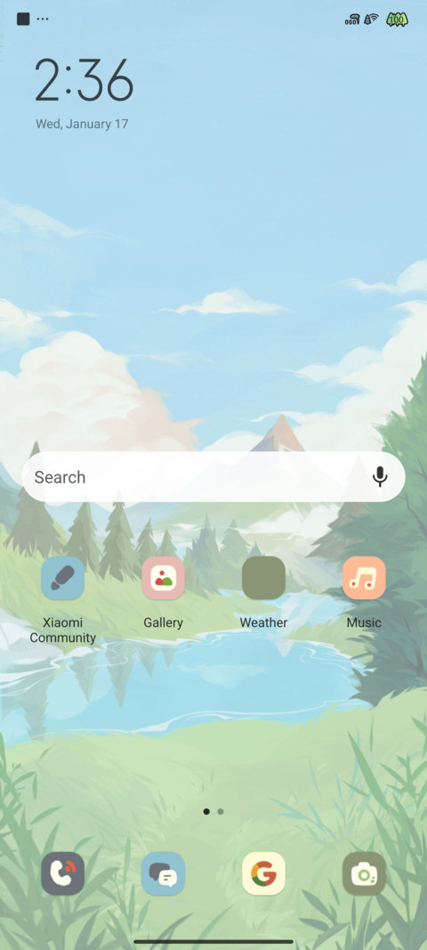Lakeside path screenshot