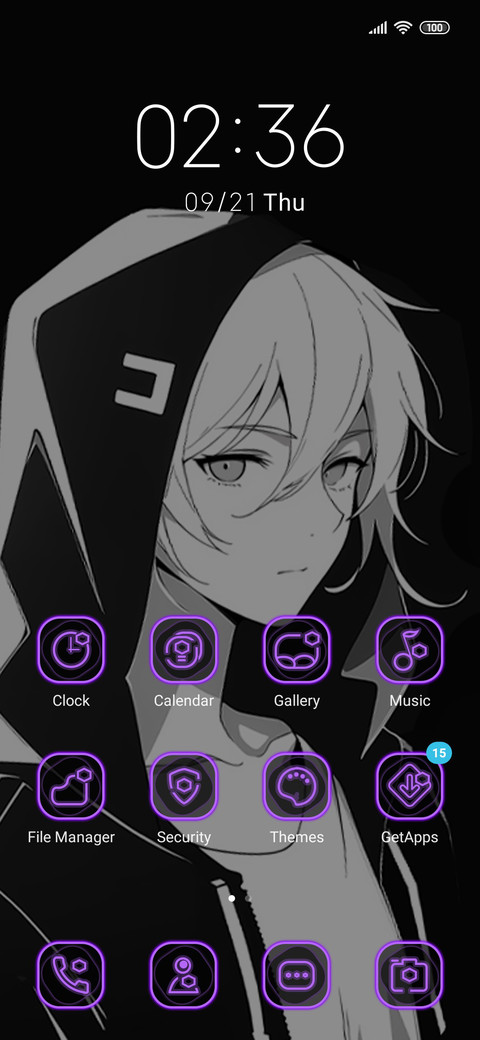 Black rainy day screenshot