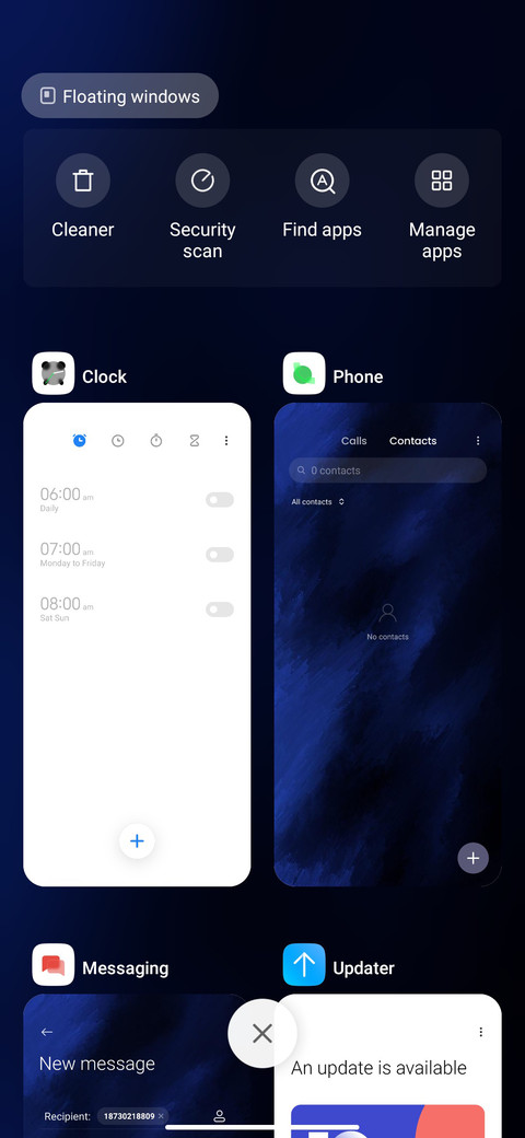 Blue Abstract screenshot