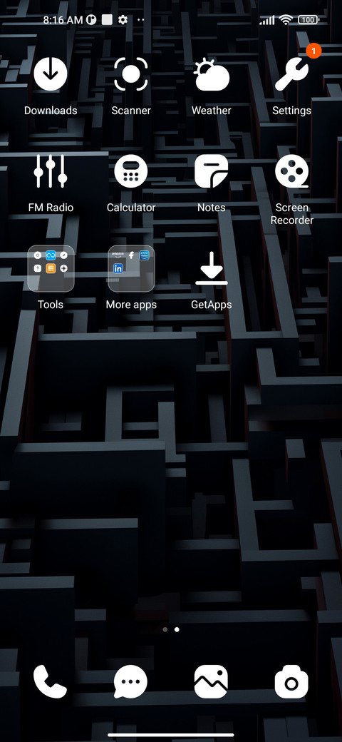 three-d maze screenshot