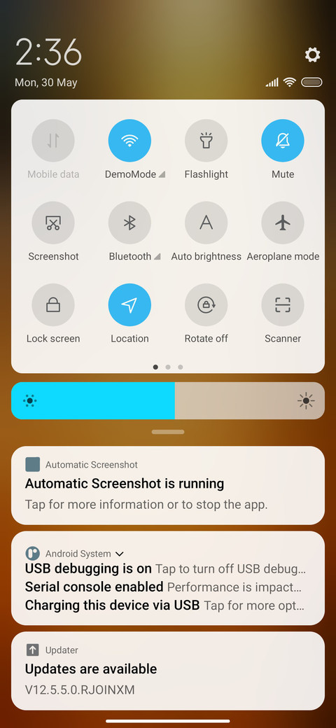 Sunrise fine screenshot