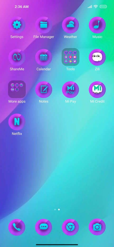 Gradient fine screenshot