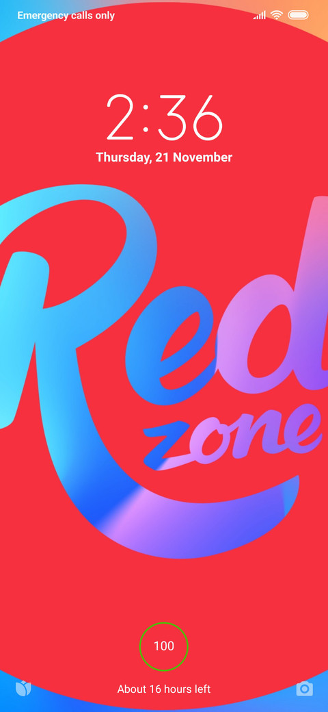 Red zone screenshot