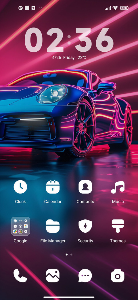 Fancy sports car screenshot