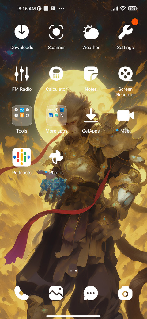 Wukong under moon screenshot