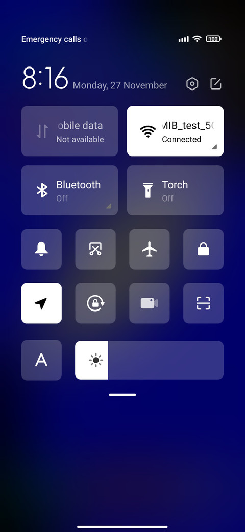 Blue Ui screenshot