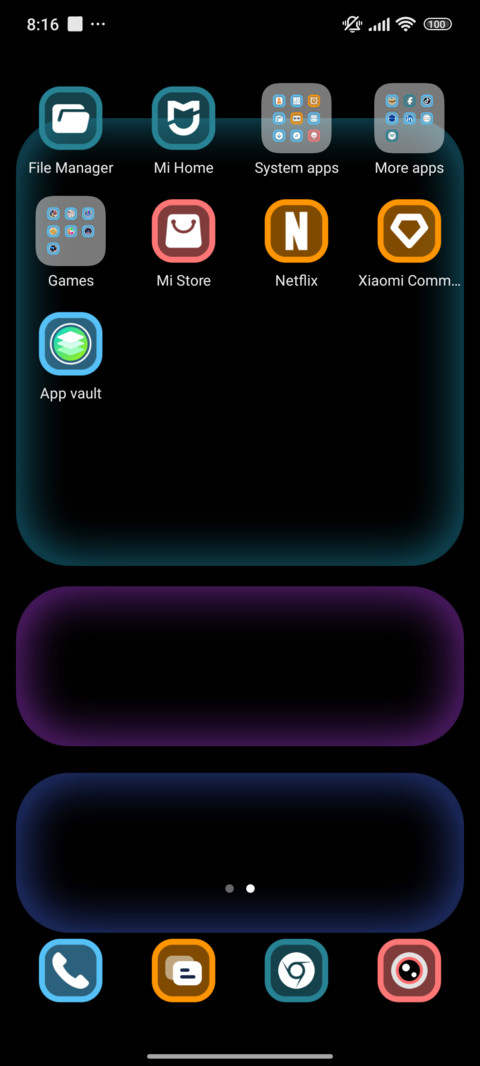 Black Float Blue screenshot