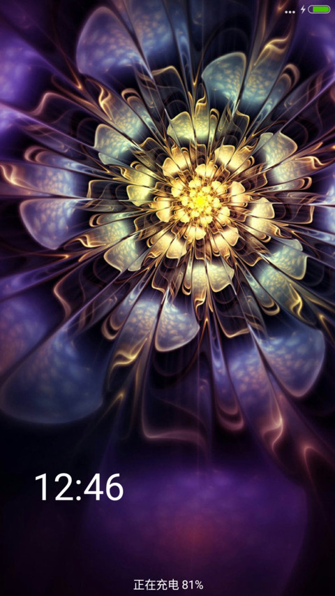 发光的花 screenshot