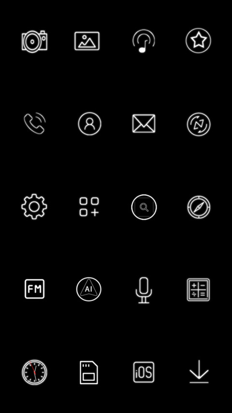 网红时钟 炫酷切换 screenshot