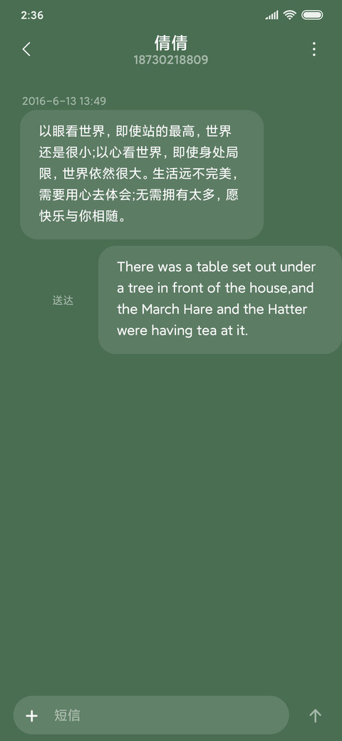 简约气泡语录 screenshot