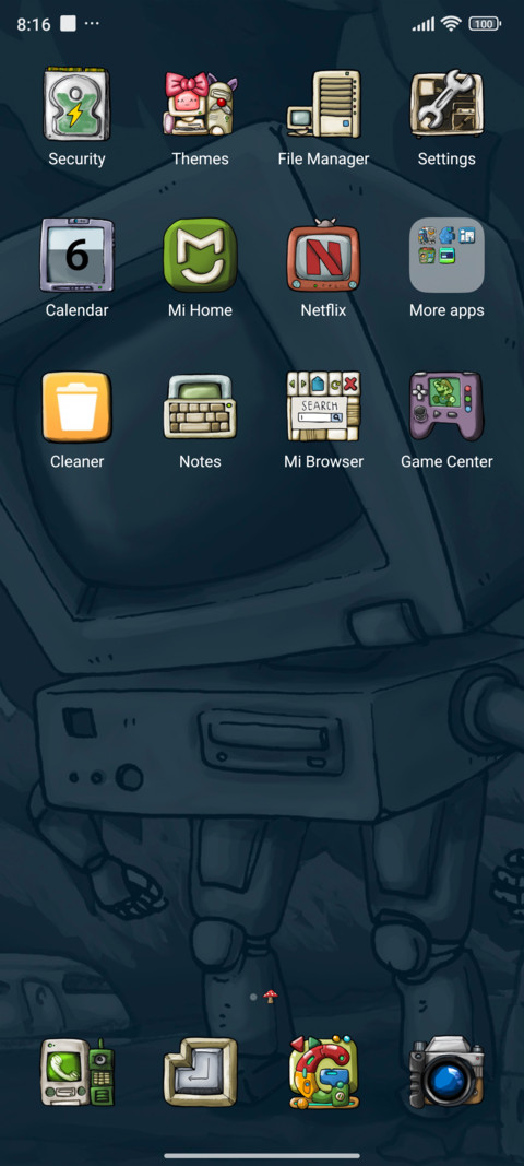 Robot and PC screenshot