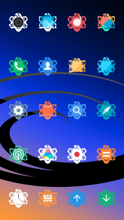 Round Neon_DWM3 screenshot